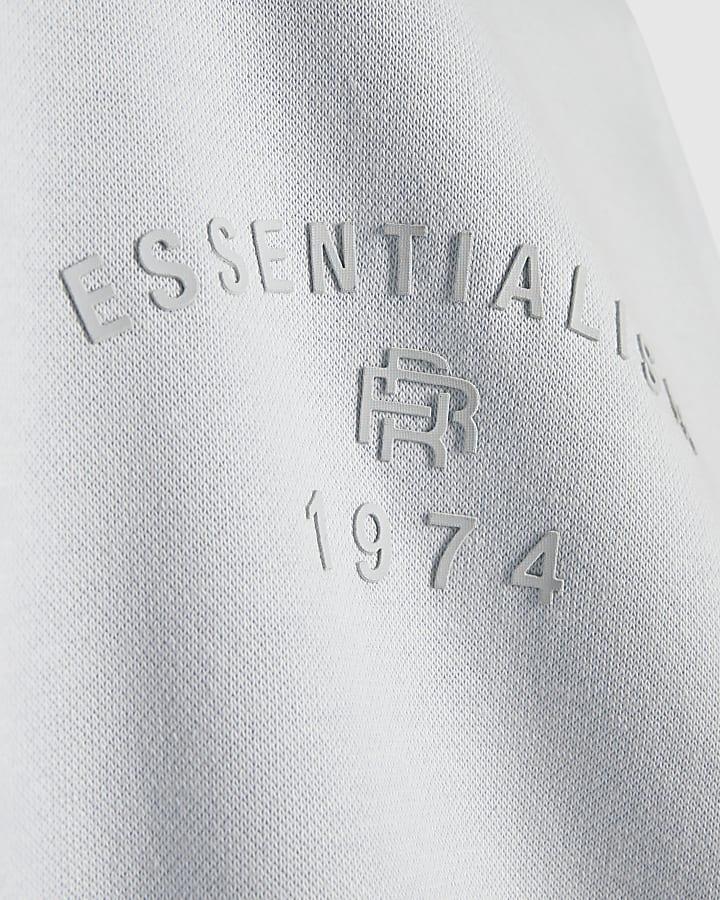 River Island Boys Blue Essentialism Hoodie Joggers Set