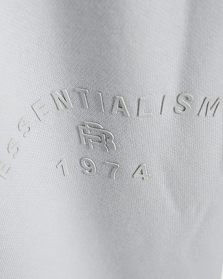 river island Boys Blue Essentialism Hoodie Joggers Set