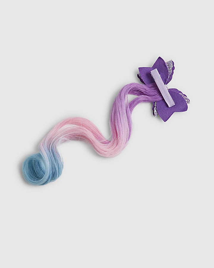river island Girls Multi Colour Sparkle Bow Faux Hair