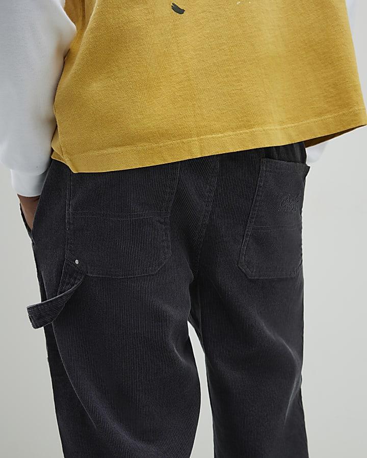 River Island Grey Loose Fit Corduroy Pull On Trousers