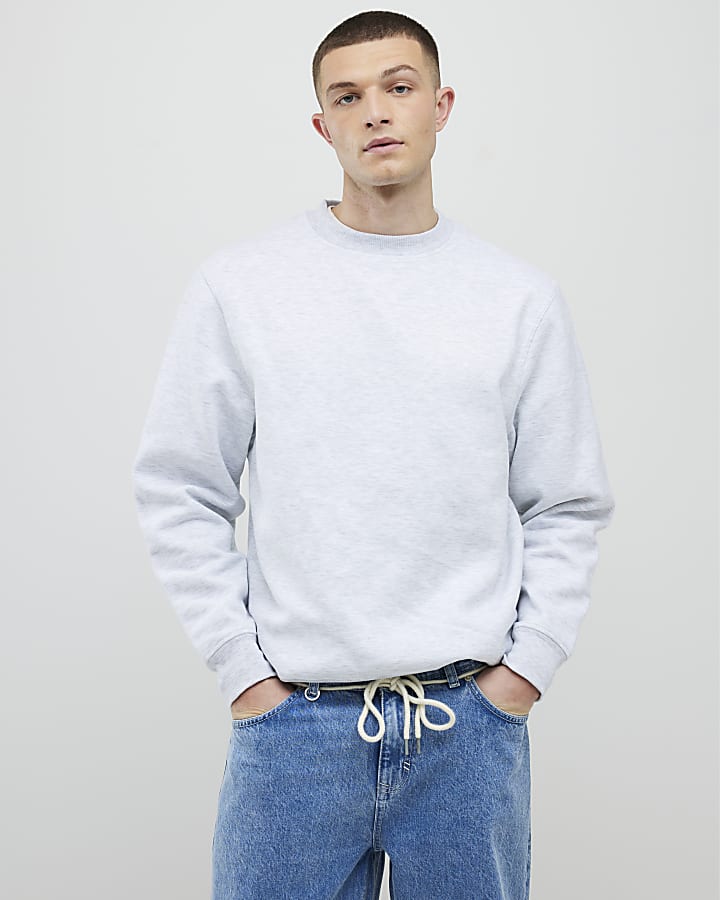 River Island Grey Regular Fit Sanctuaire Sweatshirt