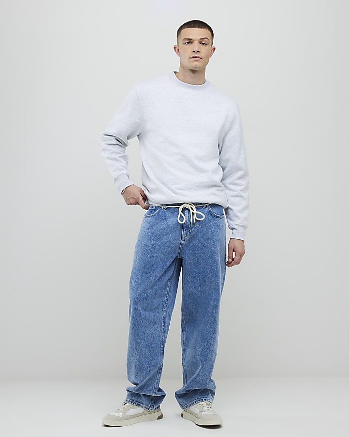 River Island Grey Regular Fit Sanctuaire Sweatshirt