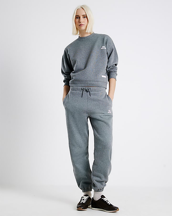 River Island Grey RVR Edition Back Print Sweatshirt