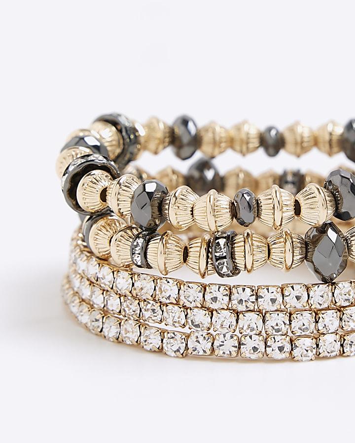River Island Metal Multi Rhondal And Cupchain Mix Pack