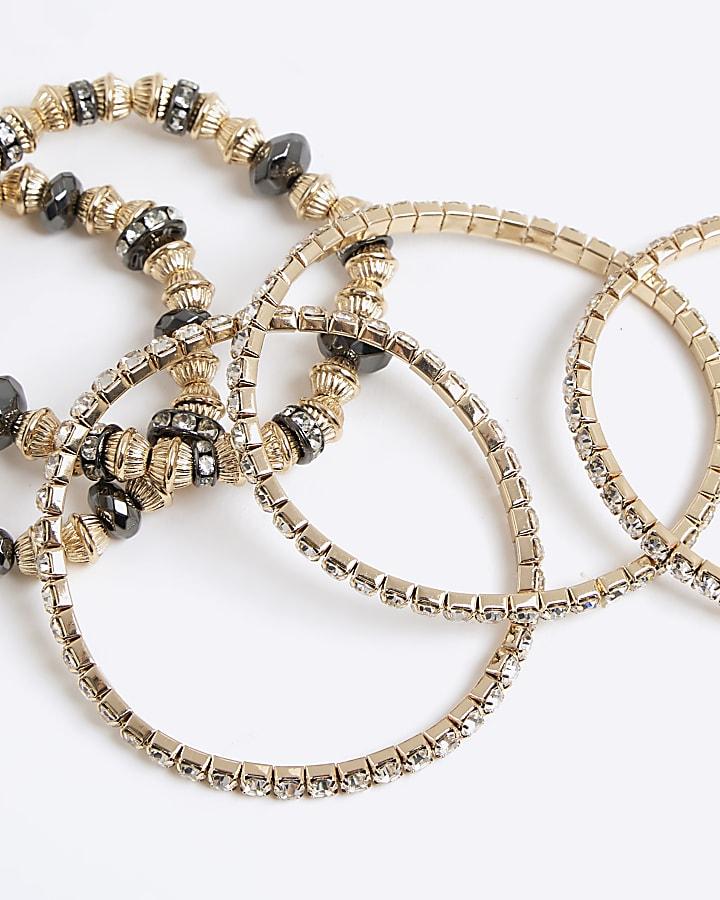 river island Metal Multi Rhondal And Cupchain Mix Pack