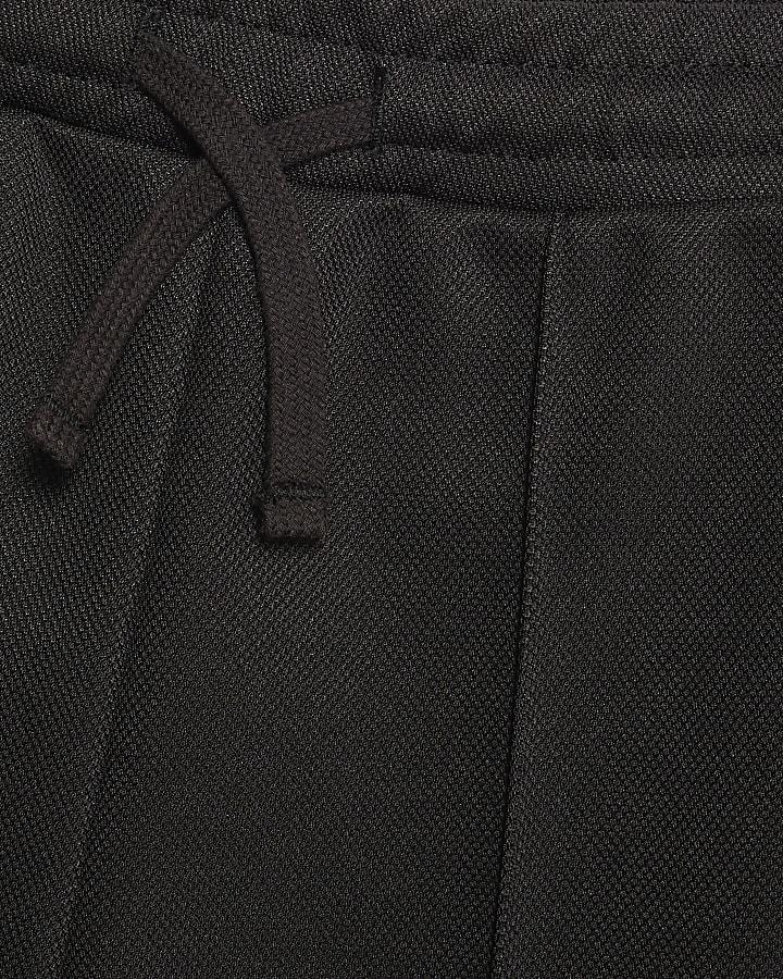 River Island Mini Boys Black Colour Block Sweatshirt Set