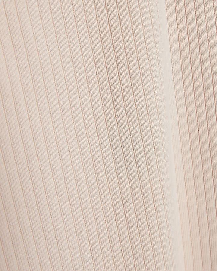 river island Mini Girls Cream Bow Box Sweatshirt Set