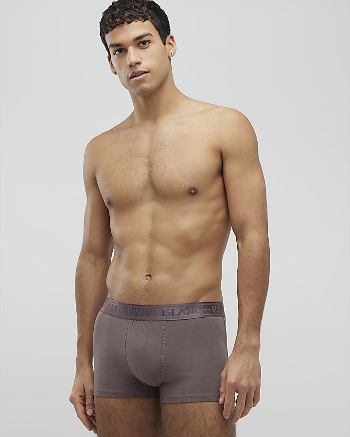 river island Multicoloured Pack Of 5 Underwear Trunks