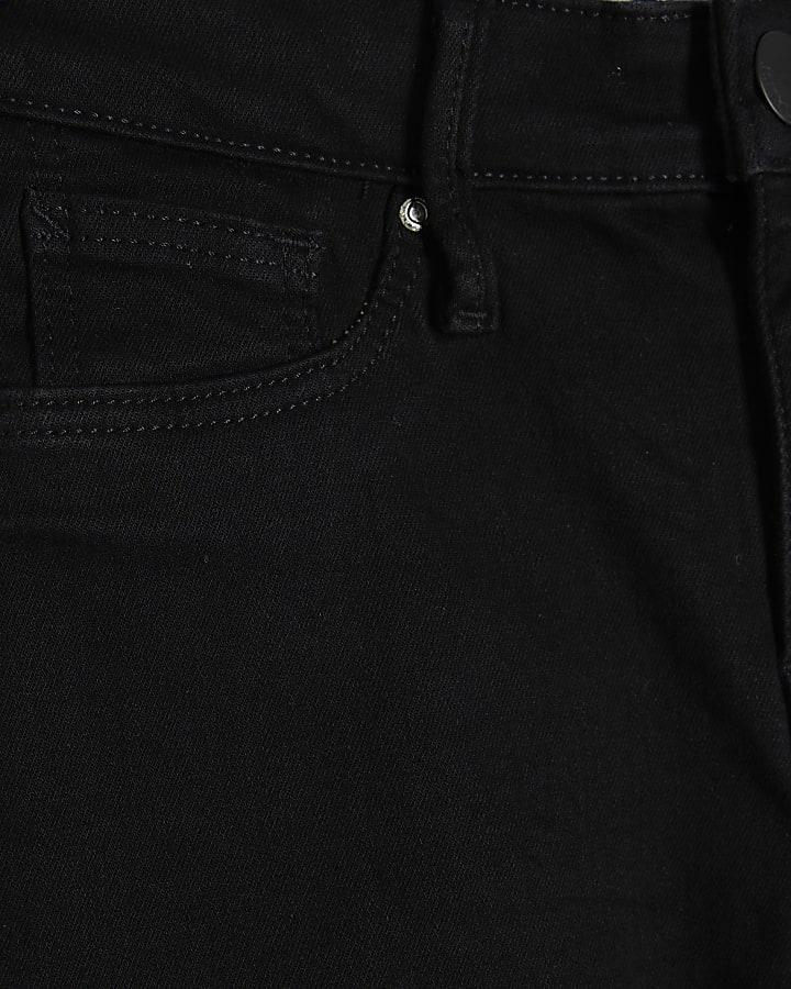 river island Petite Black Mid Rise Sculpt Molly Jeggings