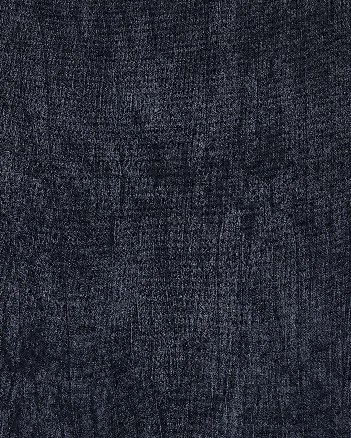 River Island Petite Navy Premium Crinkle Boxy T-Shirt