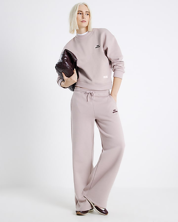 River Island Pink RVR Edition Back Print Sweatshirt
