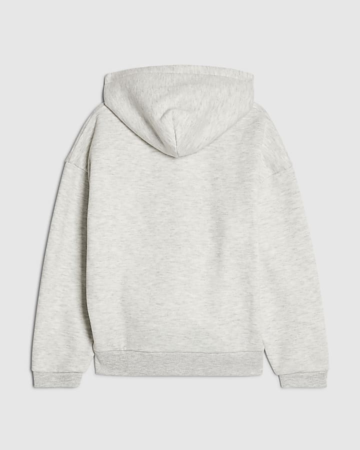 River Island Real Hackney Dave Boys Grey Nice Hoodie