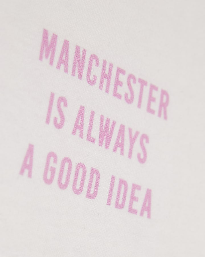 river island Real Hackney Dave Boys Manchester T-shirt