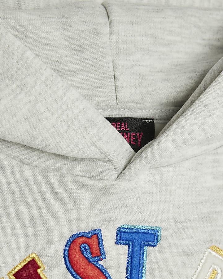 River Island Real Hackney Dave Mini Grey Nice Hoodie