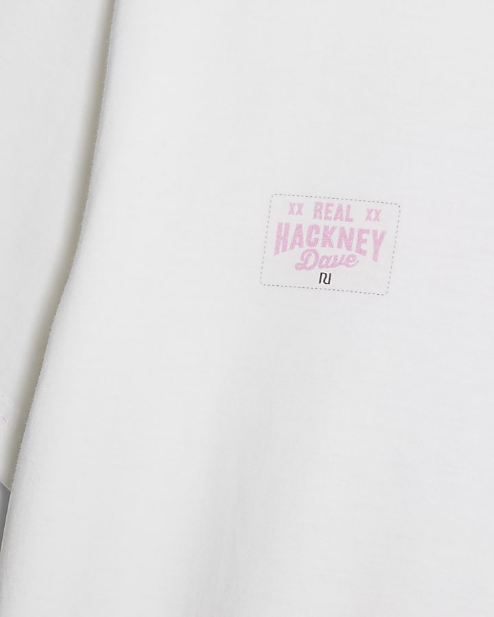 River Island Real Hackney Dave White Boys London Tee