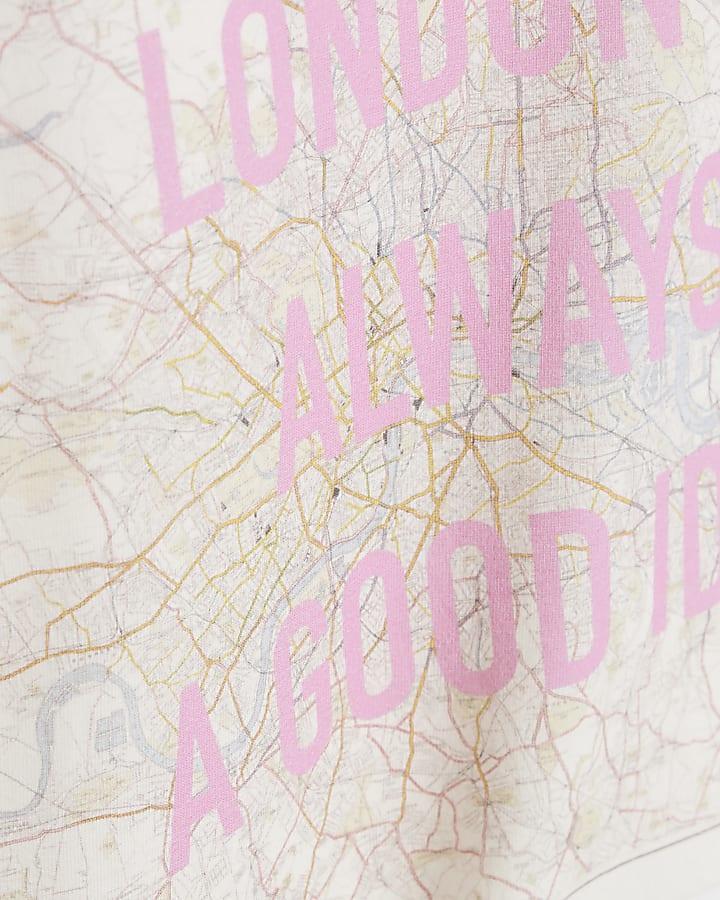 River Island Real Hackney Dave White Boys London Tee