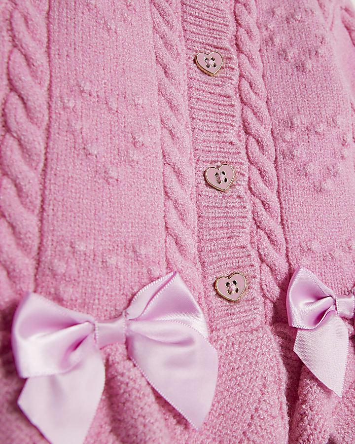 River Island Baby Girls Pink Cardigan Gift Set