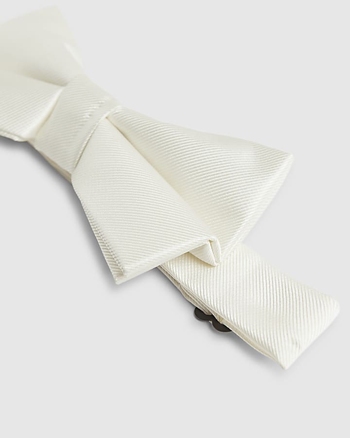 River Island Beige Bow Tie
