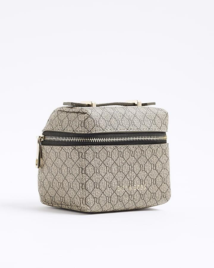 River Island Beige RI Monogram Trinket Holder