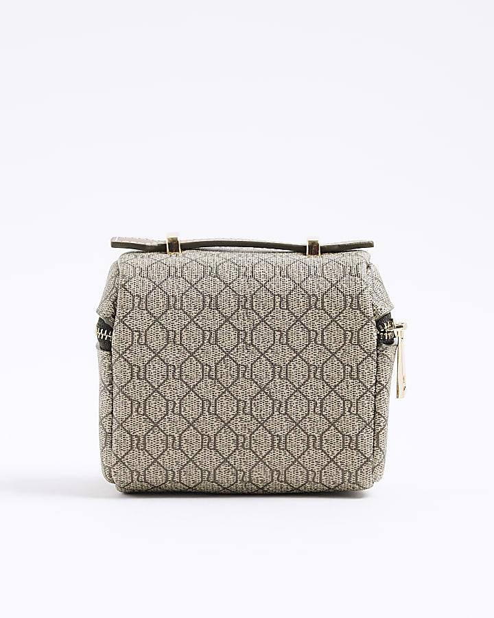 River Island Beige RI Monogram Trinket Holder
