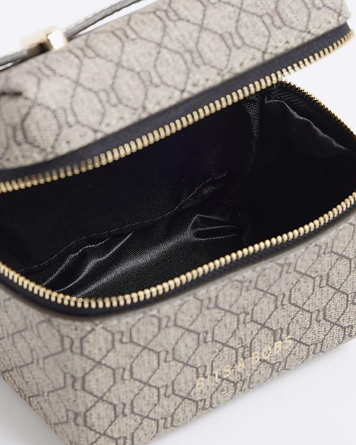 river island Beige RI Monogram Trinket Holder