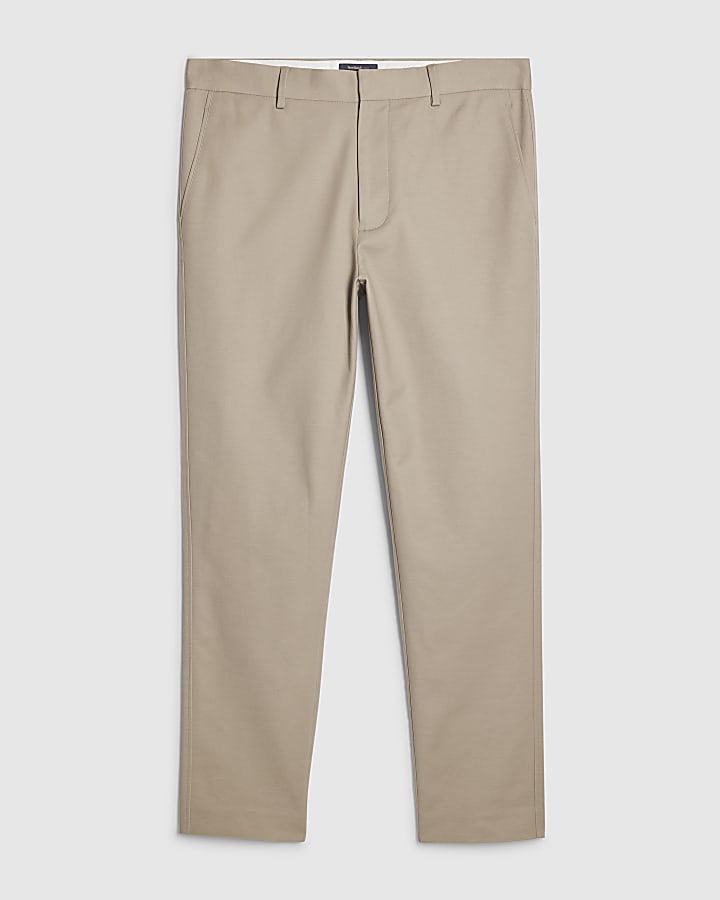 river island Beige Slim Fit Chinos