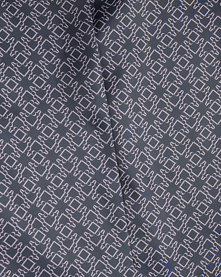 river island Beige Slim Fit Textured Suit Jacket