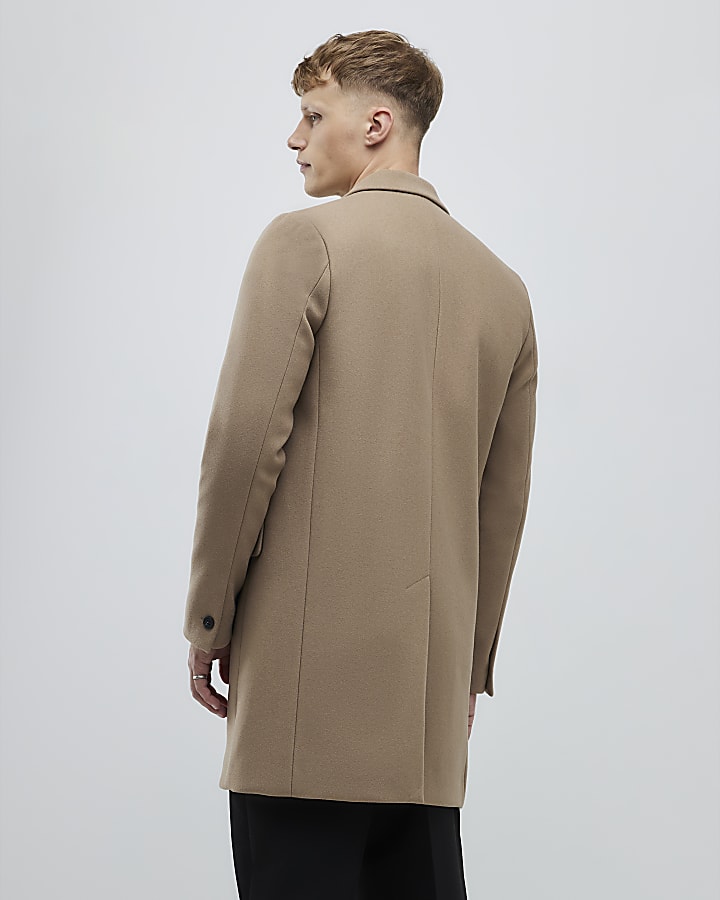 River Island Beige Tailored Coat