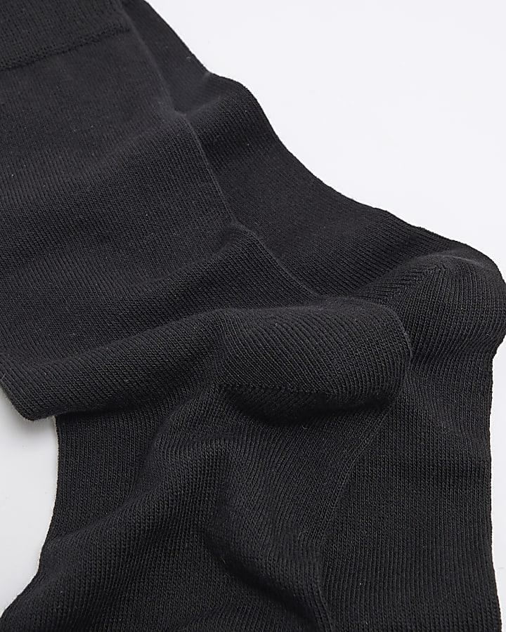 river island Black 5 Pack Ankle Socks