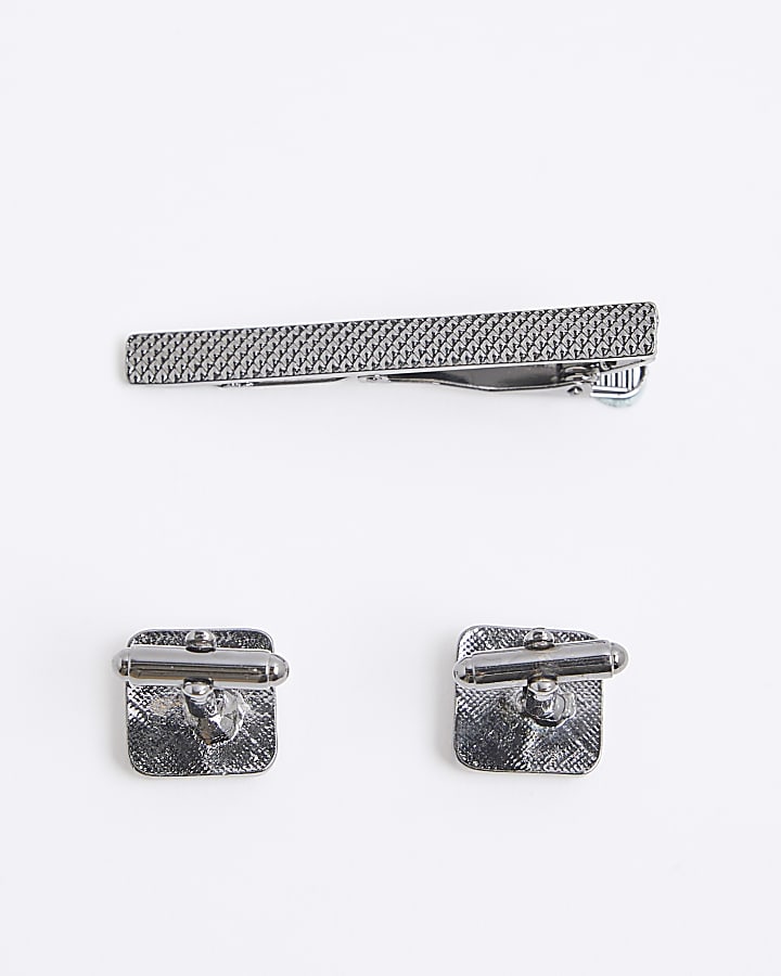 River Island Black Bobble Cufflink Set