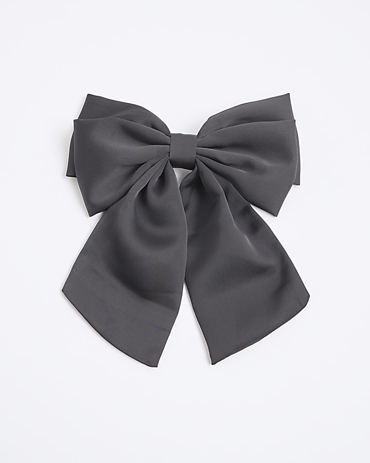 River Island Black Bow Hair Clip