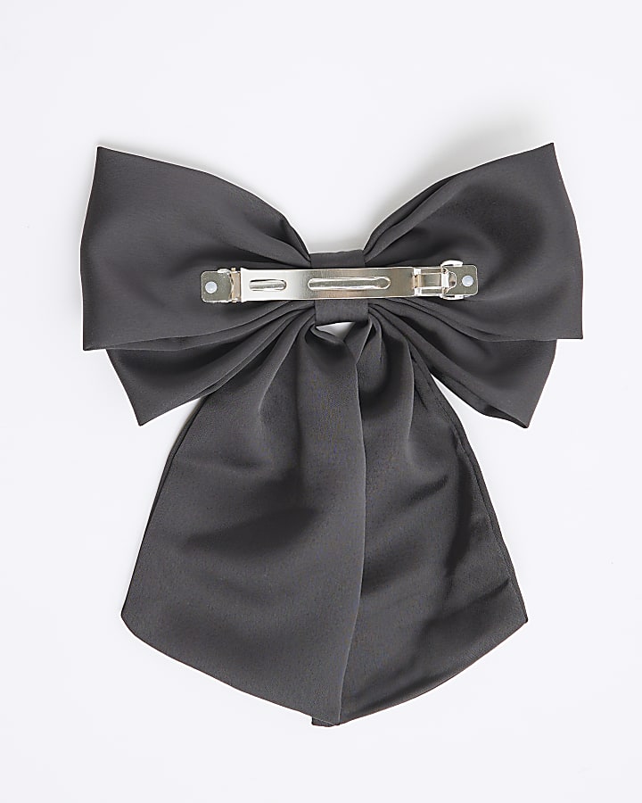 River Island Black Bow Hair Clip