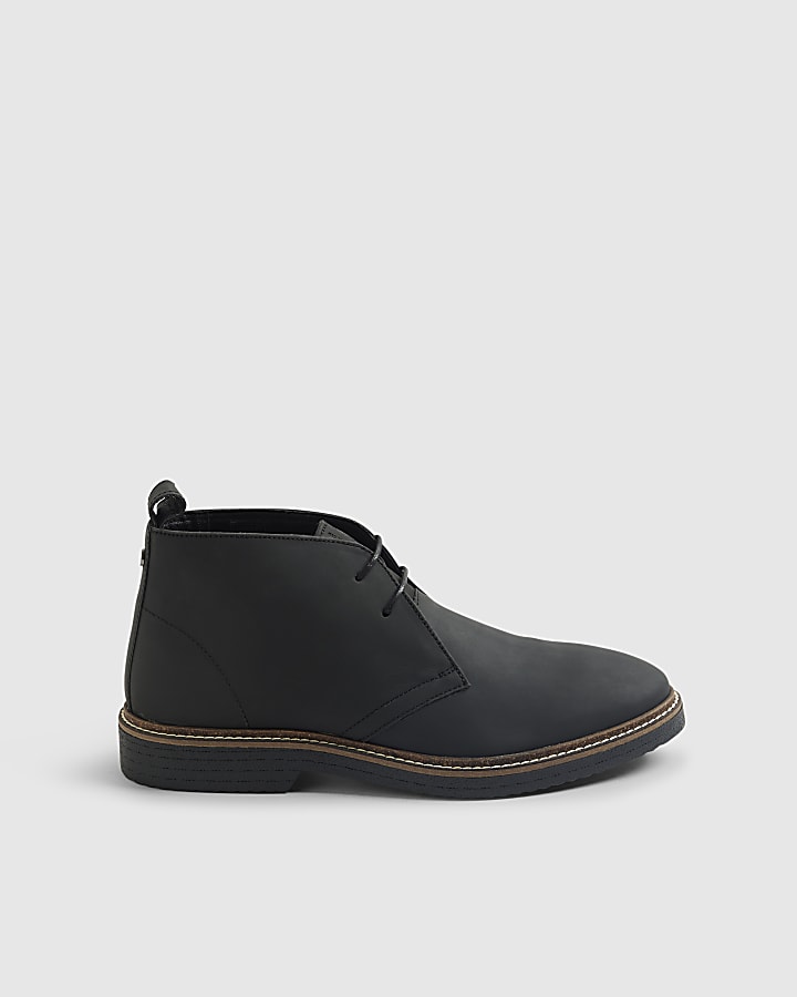 River Island Black Desert Boots