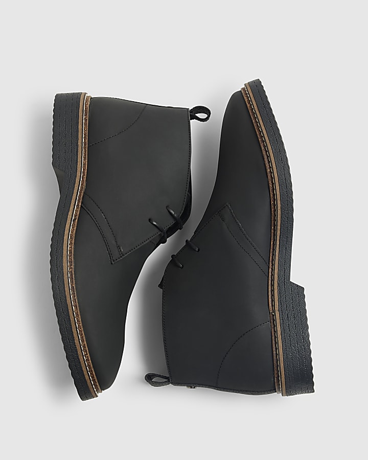 river island Black Desert Boots