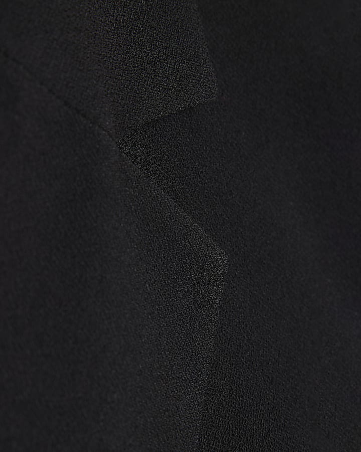 River Island Black Edge To Edge Blazer
