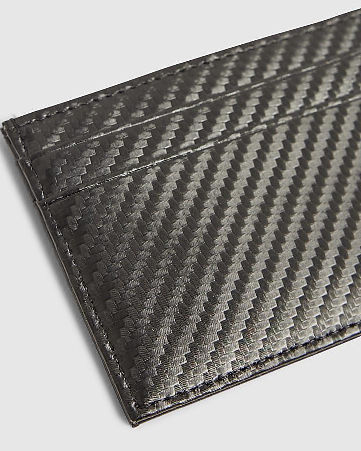 river island Black Geometric Card Holder