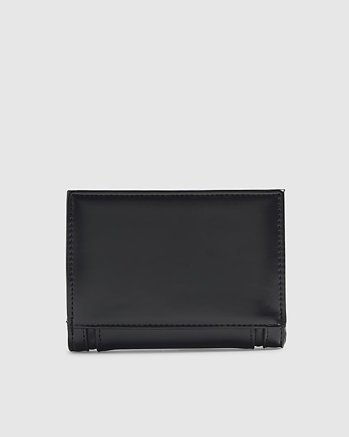 River Island Black Heart Detail Purse