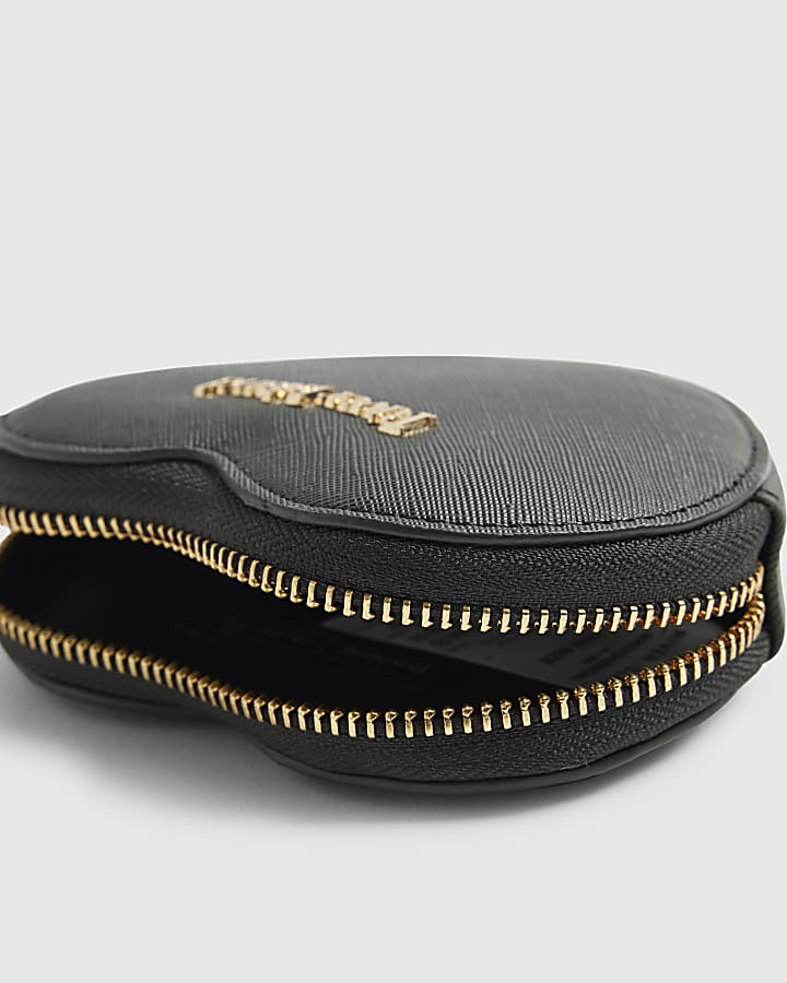 river island Black Heart Purse
