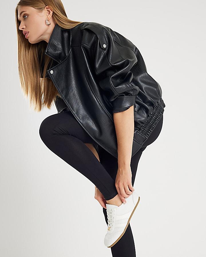 River Island Black High Waisted Leggings