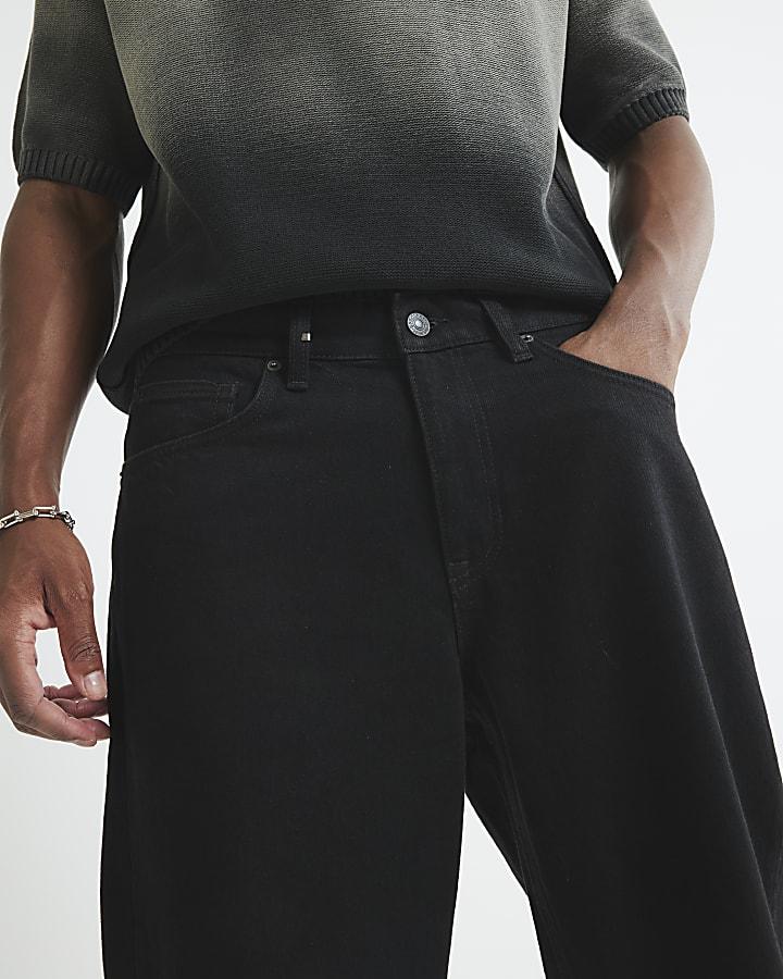 River Island Black Loose Fit Jeans