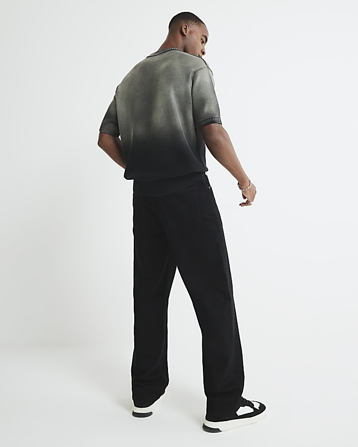 River Island Black Loose Fit Jeans