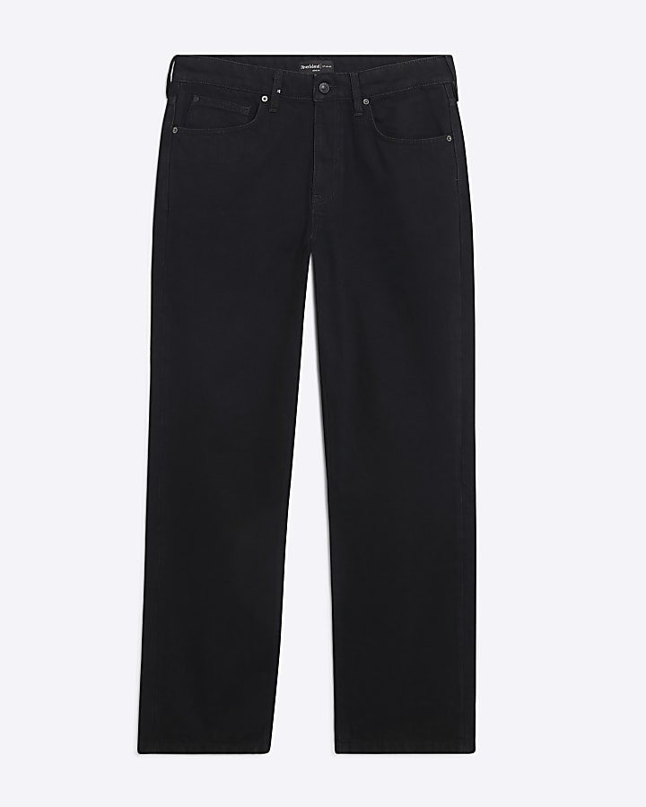 river island Black Loose Fit Jeans