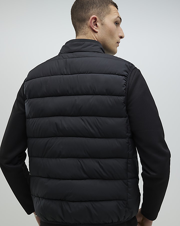 River Island Black MCMXII Gilet