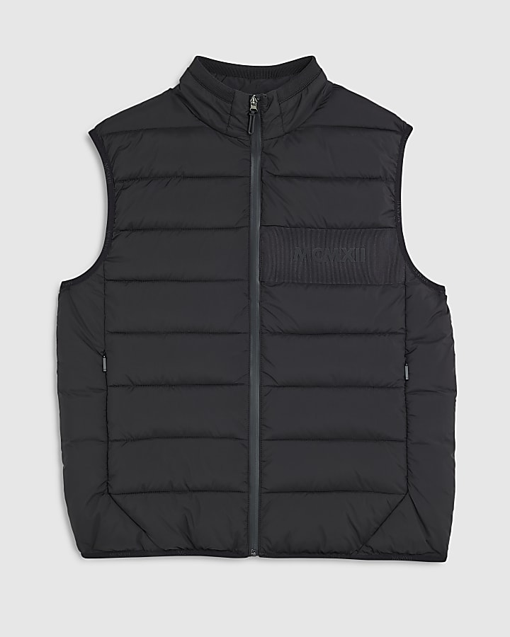 river island Black MCMXII Gilet