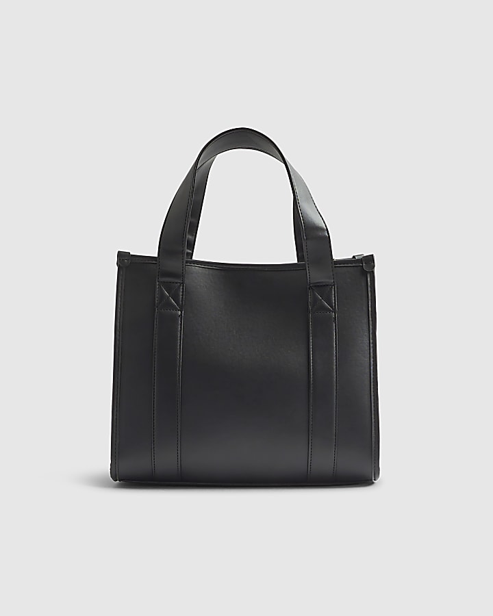 River Island Black Medium Floral Tote Bag