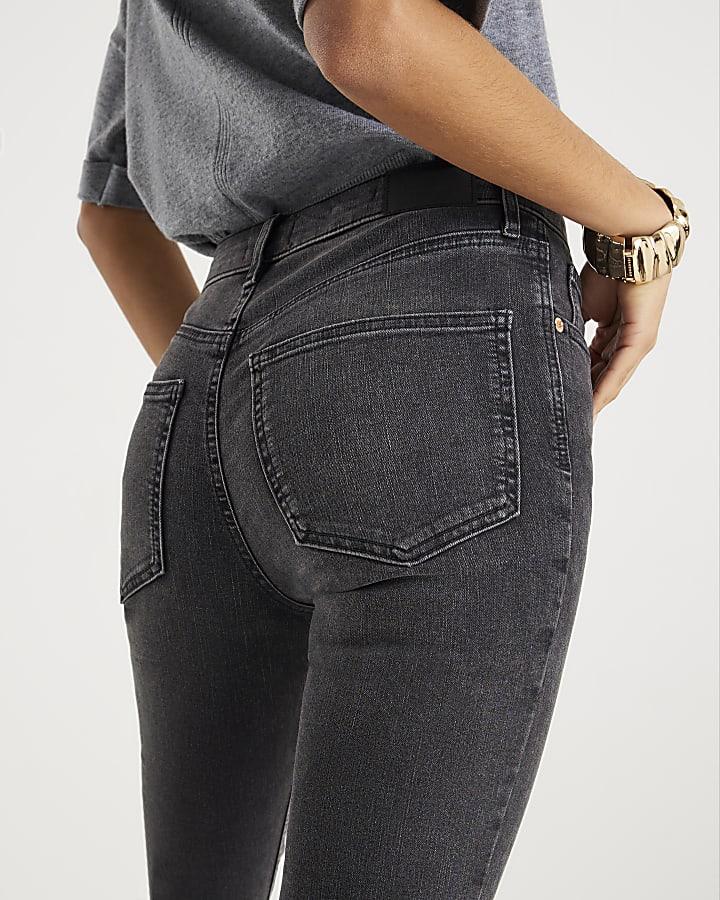 River Island Black Mid Rise Skinny Jeans