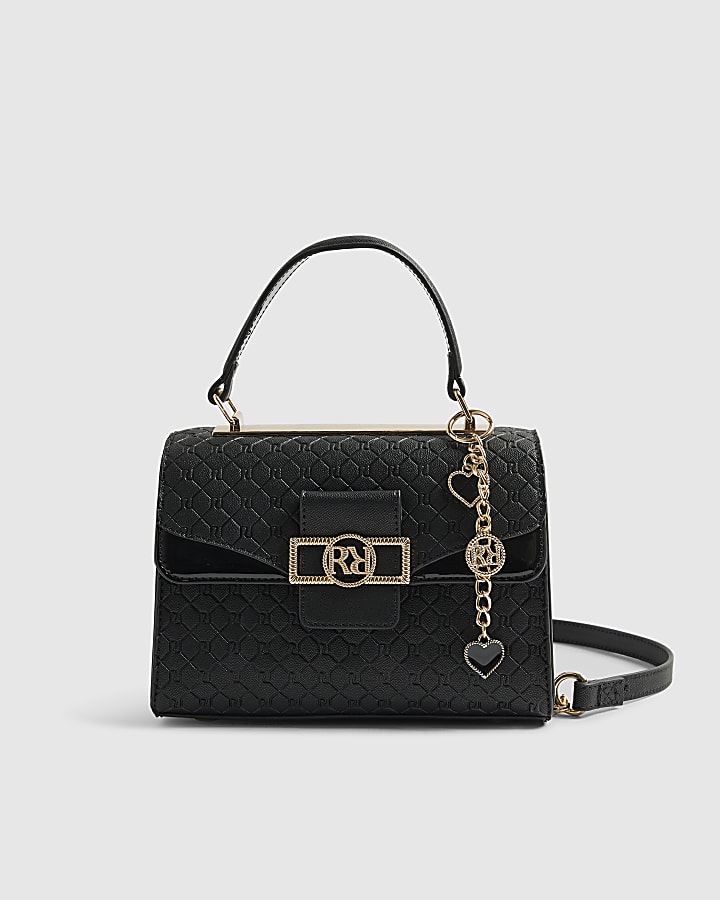 River Island Black Mini Cross Body Tote Bag
