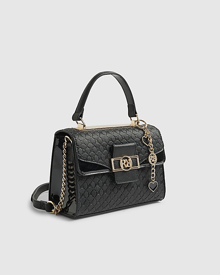 River Island Black Mini Cross Body Tote Bag