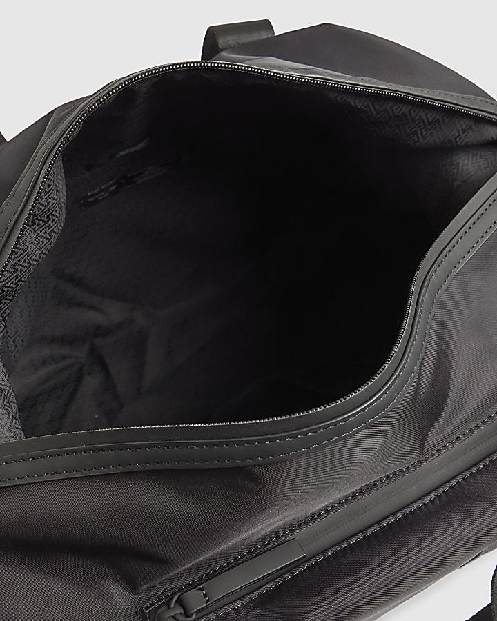 river island Black Nylon Holdall Gym Bag