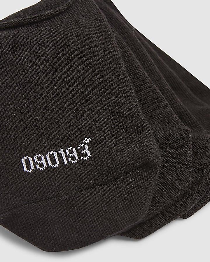 River Island Black Pack Of 5 Ankle Socks